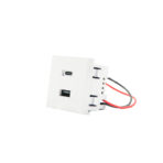 Shelly caricatore USB per supporto Wall Display bianco - 3A. Colore bianco - immagine 3