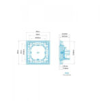 Shelly Wall Switch 4 - Pulsanti filari da parete 4 tasti nero con supp relay. Colore nero - immagine 2