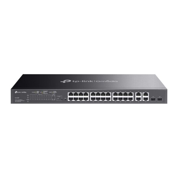 Omada Switch Smart con 24 Porte 10/100Mbps + 4 Porte Gigabit e 24 porte PoE+ SL2428P