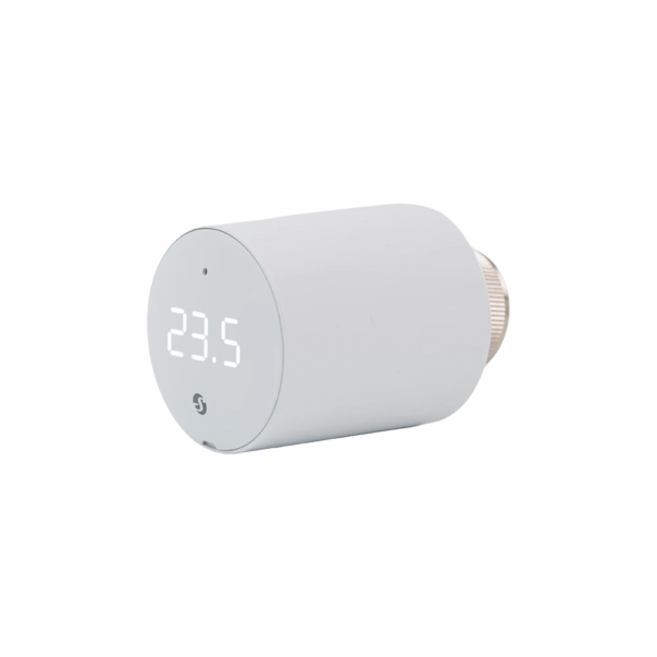 Shelly BLU TRV V2 - Testa termostatica smart Zigbee e Bluetooth a batteria, attacco M30 × 1,5
