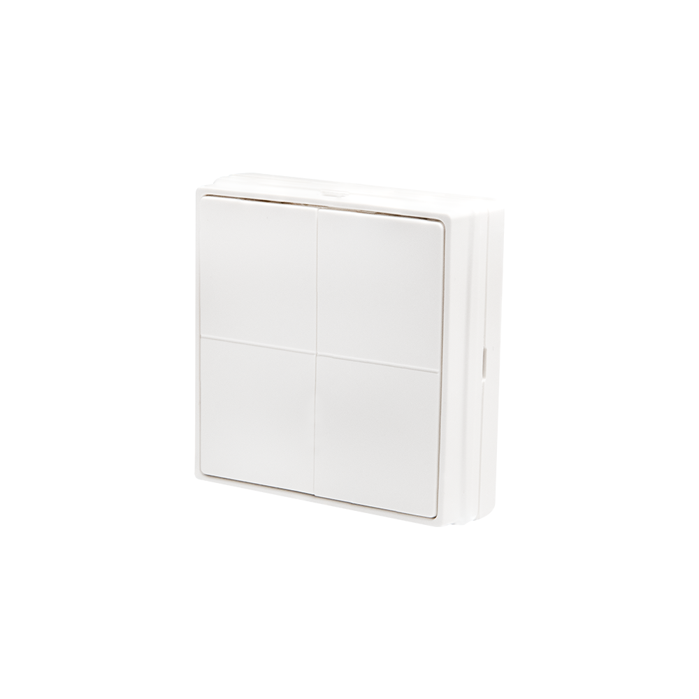 Shelly-BLU-Wall-Switch-4-ZB-main-image-02-1.png Shelly BLU Wall Switch 4 ZB Stand Alone - Pulsantiera a 4 tasti Zigbee e Bluetooth a batteria - immagine 1