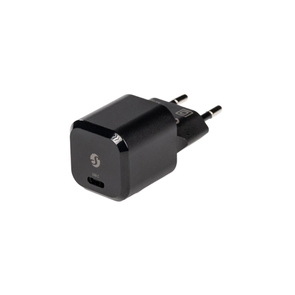 Shelly GaN Charger 30 W Nero - Alimentatore USB-C da rete, tecnologia GaN