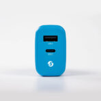 Shelly GaN Charger 65 W Blu - Alimentatore USB-C da rete, tecnologia GaN - immagine 2