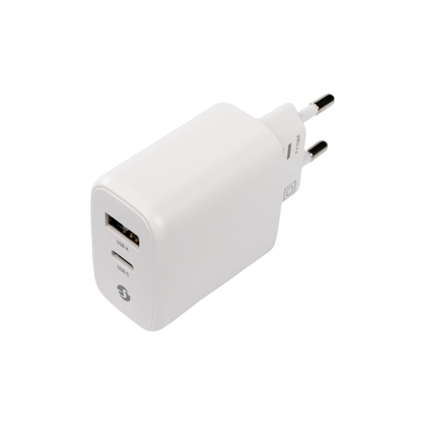 Shelly GaN Charger 65 W Bianco - Alimentatore USB-C da rete, tecnologia GaN