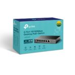 Switch unmanaged 6 porte 10/100 Mbps (4 PoE+ 67 W) - immagine 3