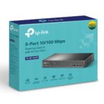 Switch unmanaged 9 porte 10/100 Mbps (8 PoE+ 65 W) - immagine 4