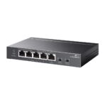 Switch unmanaged 5 porte Gigabit alimentato PoE (1 PoE++ IN + 4 PoE+ OUT 66 W) - immagine 3