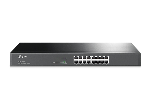 TL-SG1016-1 Switch unmanaged 16 porte Gigabit, rack 19 pollici - immagine 1