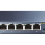 Switch unmanaged 5 porte Gigabit, case metallico