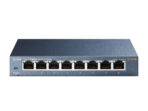 Switch unmanaged 8 porte Gigabit, case metallico