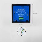 Shelly Wall Display X1i Argento - Pannello touch da parete 720×720 Android 11 con base di alimentazione - immagine 4