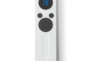 Trasmettitore portatile Domì P18V bidirezionale 18 canali con display e slider, bianco