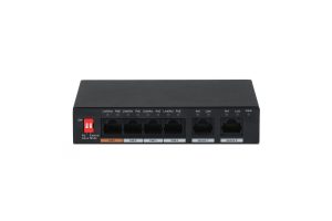 Switch PoE 6 porte Fast Ethernet (4 PoE 60 W)