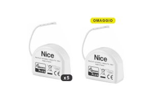 Pack Luci Smart 5+1 Canale: 5 moduli DoubleSmart-Control più 1 in omaggio