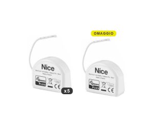 Pack Luci Smart 5+1 Canale: 5 moduli DoubleSmart-Control più 1 in omaggio