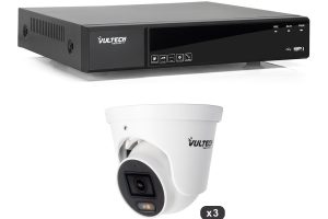 Kit videosorveglianza NVR 8ch + 3 Dome IP 6MP ECO
