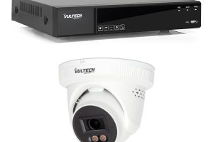 Kit videosorveglianza NVR 8ch + 3 Dome IP 4MP LITE AI-ISP