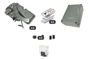 Kit Nice L-Fab 24HS interrato per cancelli a battente con ante fino a 4 m o 400 kg
