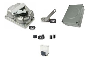 Kit Nice M-Fab 24HS interrato per cancelli a battente con ante fino a 3 m o 300 kg