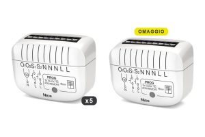 Pack Tapparelle 5+1 Canale: 5 moduli Roll-Control2 più 1 in omaggio