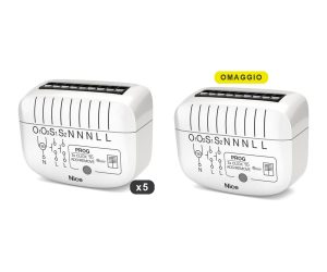 Pack Tapparelle 5+1 Canale: 5 moduli Roll-Control2 più 1 in omaggio