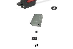 Kit Nice Titan HS per cancelli a battente con ante fino a 3,7 m o 450 kg