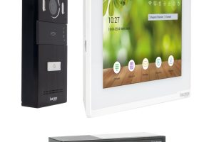 Kit videocitofonico IP monofamiliare 1 tasto