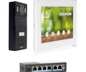 Kit videocitofonico IP monofamiliare 1 tasto