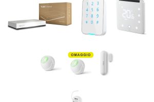 Pack B&B SMART Canale: Yubii Home, tastierino Z-Wave e dispositivi smart per camera o appartamento