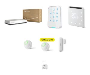 Pack B&B SMART Canale: Yubii Home, tastierino Z-Wave e dispositivi smart per camera o appartamento