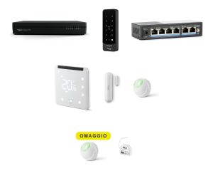 Pack B&B PRO Canale: Yubii Home Pro, tastierino accessi PoE e dispositivi Z-Wave per struttura ricettiva multi-camera